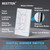 BESTTEN Slim Digital Led Dimmer Switch with Air Gap Power Cut Off Switch