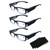 DuanMei 3 Pack Reading Glasses with Lights and Magnifier Reading Glasses with Lights in The Frame Bright Led Readers Magnifying Glass with Light for Men Women Led Readers Eyeglasses+1.5