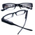 DuanMei 3 Pack Reading Glasses with Lights and Magnifier Reading Glasses with Lights in The Frame Bright Led Readers Magnifying Glass with Light for Men Women Led Readers Eyeglasses+1.5