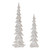 Melrose International White Washed Pine Tree (Set of 2)