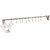 Petilleur Stainless Steel Kitchen Sliding Rail Hanging Rack, 23.6 Inch Wall Mount Utensil Organizer with 10 Removable S Hooks