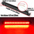 2 Pack 10" 15 LED Trailer Identification Light 9 to 30-volt, LED Stop Turn Tail Light Assembly Third Brake Bar Strip Rear Marker Light IP67 Waterproof for Heavy Duty Marine Boats Trucks Pickups