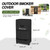 Porch Shield 40 inch Outdoor Smoker Cover 24W x 18D x 40H inch, Black