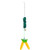 PFNRTH Bungee Squirrel Feeder for Outside, Cob Holder