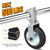 Mofeez Gate Wheel for Metal Swing Gate with 1-5/8" Thru 2" Gate Frames, Gate Support Wheel for Chain Link Fence (Set of 2)