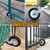 Mofeez Gate Wheel for Metal Swing Gate with 1-5/8" Thru 2" Gate Frames, Gate Support Wheel for Chain Link Fence (Set of 2)