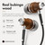 Symphonized Wooden USB C Wired Earbuds for iPhone 18, 17, 16, 15 & Android