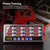Commercial Kitchen Timer with 12 Channels, Professional LED Digital Timer for Cooking, Loud Alarm Volume +/-, Heavy Duty Stainless Steel Large Timers with Waterproof Panel & Memory Function