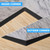 Duzzy Flexible Baseboard Molding Trim, 6 Inch(W) x 40 Feet(L) Peel and Stick Rubber Wall Trim Molding, Self-Adhesive Vinyl Wall Base Cove Base (Black)
