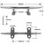 ORLANG 8 Inch 316 Stainless Steel Boat Cleats, Open Base Dock Cleats with Fasteners, Boat Dock Cleats Rope Cleat for Boat Docks, Decks or Nautical Decor (4 Pack)
