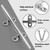ORLANG 8 Inch 316 Stainless Steel Boat Cleats, Open Base Dock Cleats with Fasteners, Boat Dock Cleats Rope Cleat for Boat Docks, Decks or Nautical Decor (4 Pack)