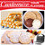 SugarWhisk Mini Pizzelle Maker Machine with a 3'' Cutter, Mini Stroopwafel Iron, Bake 2 x 4'' Pizzelles or 3'' Stroopwafels, Excellent for Holiday, Party, Dessert Treat Making & More