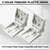 Beeveer 2 Pcs Freezer Hinge Compatible with Haier, 3 Holes 95-110°