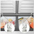 Beeveer 2 Pcs Freezer Hinge Compatible with Haier, 3 Holes 95-110°