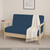 Full Size Futon Covers - 100% Egyptian Cotton Futon Slipcovers Medium Blue