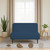 Full Size Futon Covers - 100% Egyptian Cotton Futon Slipcovers Medium Blue