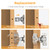 Chibery 50 Pack Face Frame Cabinet Hinges, 1/2" Overlay, Soft Close, 105°