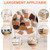 24Pcs Chair Leg Floor Protectors, Felt Furniture Caps for Hardwood Floors