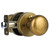 Newlaking Antique Brass Bronze Privacy Door Knobs Interior, Zinc Alloy