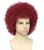 Cariniss 70s Disco Afro Wig - Unisex Large Curly Wig, Perfect for Halloween, Cosplay, Retro Parties, Disco and Clown Costumes (Red)