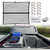 Muslogy Cargo Net for Pickup Truck Bed Net with 10 Metals & Storage Bag