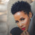 BeiSDWig Short Afro Kinky Curly Wig, Natural Black, Pixie Cut Style (Black)
