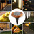 HOFLYW Outdoor In-Ground Lights Solar Disc Lights Outdoor Solar Garden Lights | Outdoor Puck Lights Waterproof In Ground Solar Landscape Light 16 Pack 12 led for Pathway Yard Patio Walkway