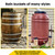 Himaweek Brass Rain Barrel Spigot - 3/4" GHT Male Threaded Quarter Turn Ball Valve Faucet for Water Container Bucket