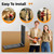 Heavy Duty Gate Hinges,Black Gate Hinges with Screws,Heavy Duty Door Hinges
