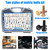 Bemaka Nuts and Bolts Assortment Kit, Flange Bolt Assortment (12-30mm)