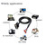 Willwewon 5Ft 1.5m 26AWG DB9 Male RS232 9 Pin Serial Extension Cable