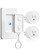 Remote Control Outlet, WILAWELS Wireless Light Switch, Expandable Remote Outlet Switch for Light, Lamps, Appliance, 100ft RF Range, FCC Listed (1 Controller + 2 Outlets) W14RC1206