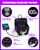 Sayitwill Rechargeable Black Light, 6000Amh Battery Powered Blacklight, 395nm Portable Cordless Ultraviolet Flood Light for Glow Party, Catfishing,Halloween,Body Painting