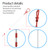 Engine Oil Fluid Dipstick Replace 642010497264 Compatible with Mercedes-Benz Sprinter 2500 3500 2010-2020