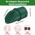 2 Pack 4" Slope Drainage Grate Cover, Rain Diverter, Drainage Grate Yard Drain, Drain Emitter for Sump Pump Discharge & Downspout Extensions, Fit 4" SCH 40, 4" SDR 35, 4" Corrugated Pipe-Green