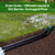2 Pack 4" Slope Drainage Grate Cover, Rain Diverter, Drainage Grate Yard Drain, Drain Emitter for Sump Pump Discharge & Downspout Extensions, Fit 4" SCH 40, 4" SDR 35, 4" Corrugated Pipe-Green