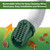 2 Pack 4" Slope Drainage Grate Cover, Rain Diverter, Drainage Grate Yard Drain, Drain Emitter for Sump Pump Discharge & Downspout Extensions, Fit 4" SCH 40, 4" SDR 35, 4" Corrugated Pipe-Green