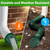 2 Pack 4" Slope Drainage Grate Cover, Rain Diverter, Drainage Grate Yard Drain, Drain Emitter for Sump Pump Discharge & Downspout Extensions, Fit 4" SCH 40, 4" SDR 35, 4" Corrugated Pipe-Green