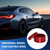 LUJIANI Red Universal Hub Centric Ring, 73.1 mm OD to 56.1 mm ID Centerbore, Aluminum Alloy Wheels Center Shaft Shock Absorbing Hubrings, Hub Adapter Rings Compatible with Most Vehicles, Pack of 4