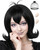 JoneTing Short Black Flip Wig Short Straight Black Bob Wig for Women