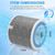 2 Pack HP102 Replacement Filter Compatible with Shark HP102 Air Purifier
