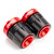 ZEXDDI Motorcycle Handle Bar Ends Grips Plug Sliders Handlebar Grips Cap Compatible with RS660 RS 660 Tuono 660 RSV4 Factory Shiver 900 Accessories (Red)