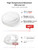 LE TAUCI Ramekins Oven Safe with Lids, 4 oz Charcuterie Boards Bowls Set for Creme brulee, Souffle, Dipping Sauces, Ceramic Food Storage Containers - 3.8 inch, Set of 4, Arctic White