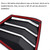 Rifoda for New Camry Window Louvers Air Vent Scoop Shades Cover Blinds Fit for Toyota Camry 2025 2026 Rear Side Window Louvers Decoration Trims ABS Material 2PCS (Bright Black)