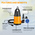 Sump Pump Submersible With 25Ft. Hose, Submersible Pump, 25Ft Cord, 4000GPH
