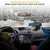Car Heater,12V 200W Portable Windshield Defroster Demister with Heating/Cooling Fan and Plug in Cigarette Lighter Fast Heating Defrost Defogger with Ergonomic Handheld Design for All Kinds of Cars
