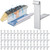 Blulu 50 Pcs Luminum T Wedges for Gutters