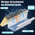 Blulu 50 Pcs Luminum T Wedges for Gutters