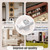 Qofioeuo 2.5 Inch Inline Duct Fan 14W 60mm Ventilation Blower