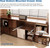 VADANIA #BF54 18" Undermount Drawer Slide, Push to Open